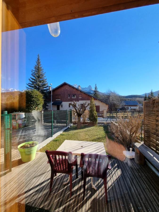 Maison + Jardin Vue Sur Les Montagnes Barcelonnette Eksteriør billede